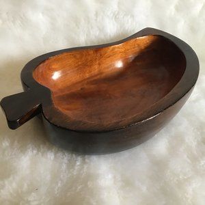 RARE Lester Clarke Wood Mango Bowl Vintage 60's
